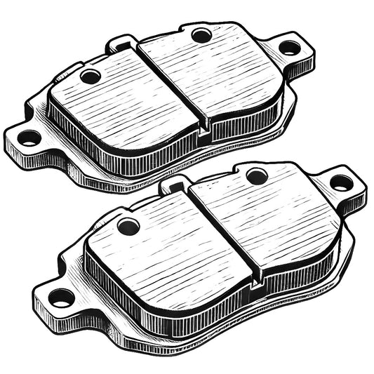 Toyota Landcuriser Brake Pads Pair Set Rear